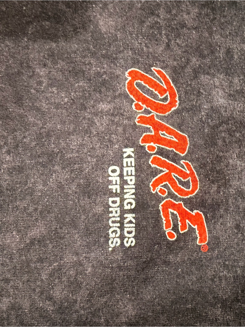 D.A.R.E. Short Sleeve Tee - Vintage Wash Gray - Picture 3 of 6